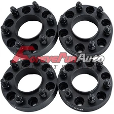 4PC 1.25" 6x135 Black Hubcentric Wheel Spacers for Ford F-150 Raptor Expedition