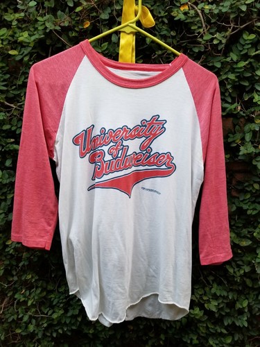 Vintage Budweiser Raglan Baseball Shirt 