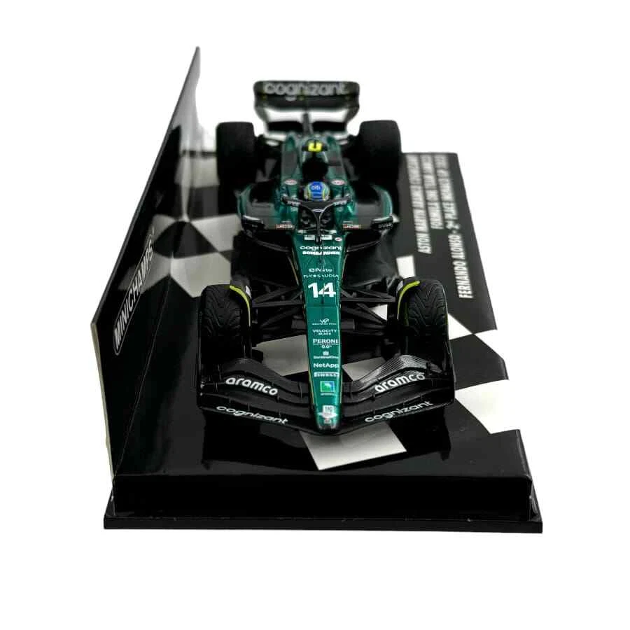 Modellino F1 Minichamps 1/43 Aston Martin Aramco Cognizant AMR23 2nd Monaco G... - Immagine 2 di 4