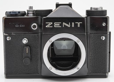 Zenit TTL Body Gehäuse schwarz SLR Kamera analoge Spiegelreflexkamera 