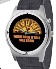 Sun Records Watch Dial Lights Up with the famous record studio logo
