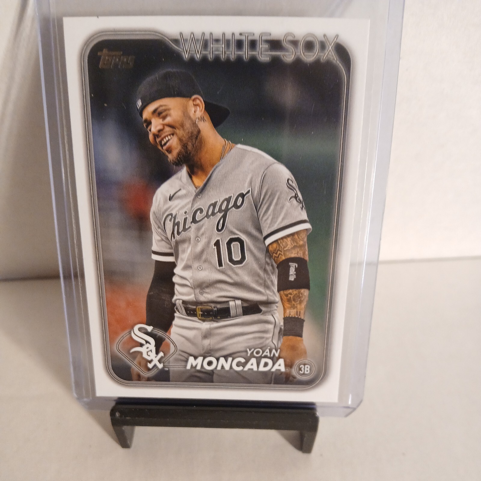 2024 Topps Series 2 Yoan Moncada #554 Golden Mirror SSP White Sox