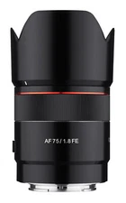 Samyang 75mm F1.8 AF Compact Full Frame Telephoto Lens for Sony E (SYIO75AF-E)