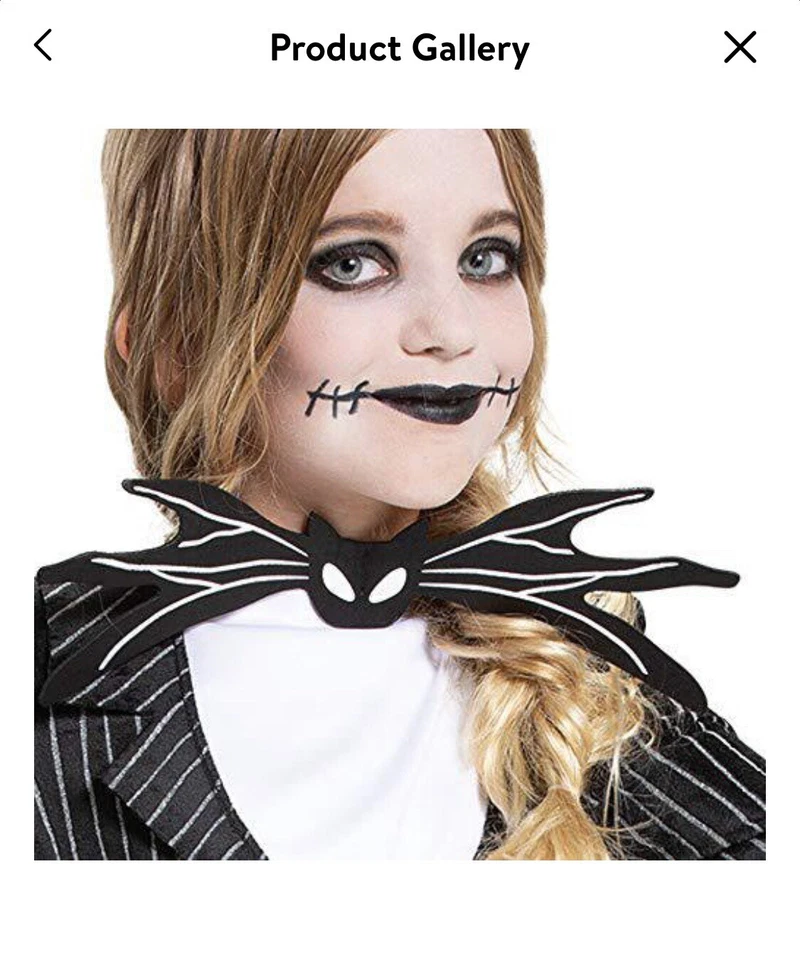 Jack Skellington Tutú Disfraz Vestir Pesadilla Antes De Navidad Niño M Foto 3 de 4