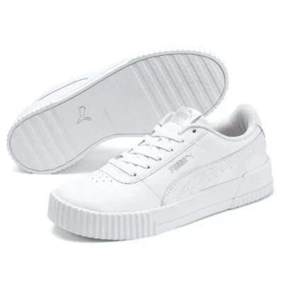 PUMA Damen Carina L Weiß Sneaker Schuhe Sportschuhe Turnschuh Freizeitschuhe NEU