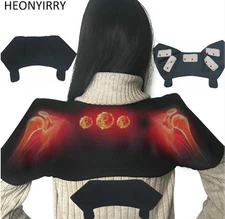 Tourmaline Heat Back Shoulder Posture Brace Support for Pain Relief XL