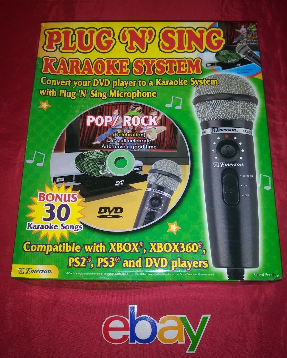 VINTAGE Emerson Plug N Sing Karaoke System Pop/rock Karaoke Song