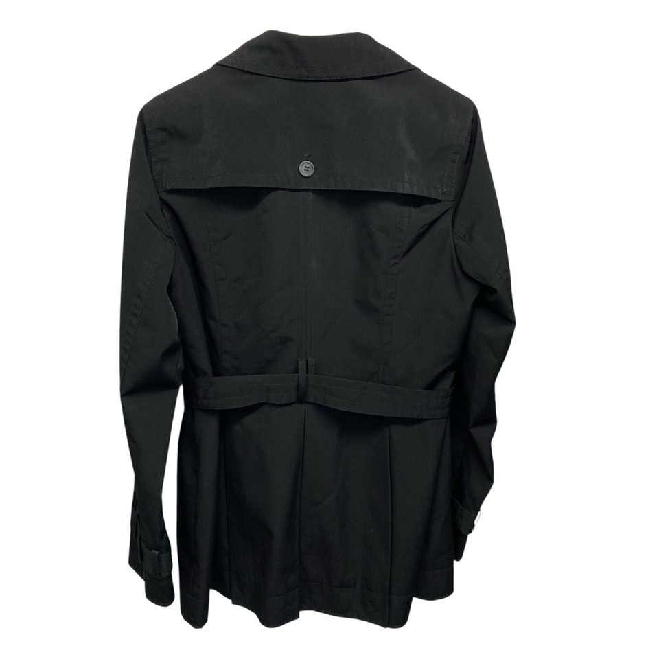 Worthington Pea Coat Style Trench Rain Coat Black XL eBay
