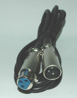 Audiokabel Typ Cannon XLR Stecker-Buchse 3 Pole 10 M Verlängerung High Qual