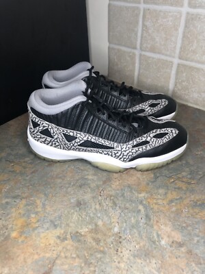 Nike Air Jordan 11 Low Retro IE Black Cement 919712-006 Men 