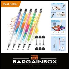 High Sensitivity 5-Pack Touchscreen Stylus Pens - for iPhone/iPad/Android Users