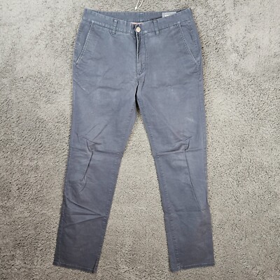 Bonobos Pants Men's 32x30 (33x31) The Chino 2.0 Slim Taper Gray Stretch Traveler