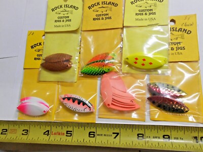 Willow leaf Spinner Blades 10 ct Spinner Blades  # 3.5
