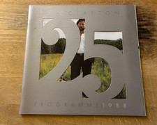 Eric Clapton "25 Years 1988 Tour Program"