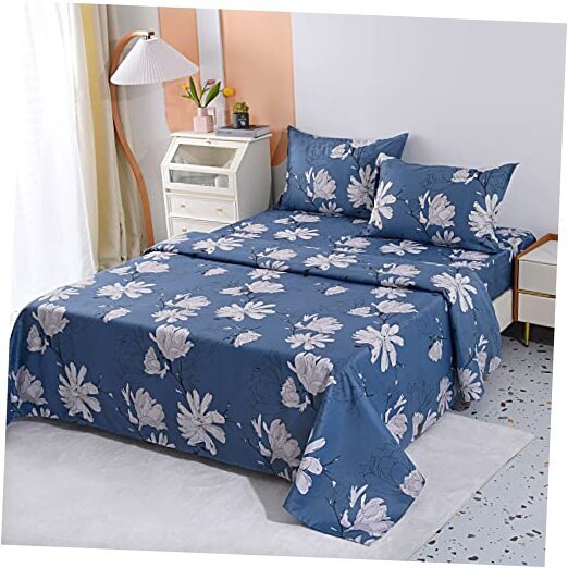 Soft Microfiber Printed Bed Sheets Set,All Seasons Bedding 3 Twin Mbssl