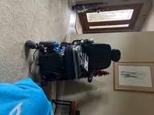quantum 6 power wheelchairs for sale barely used blue.