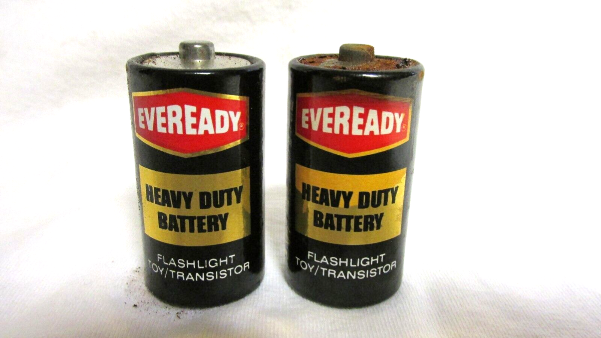 Vintage Eveready Black C Batteries Heavy Duty | eBay