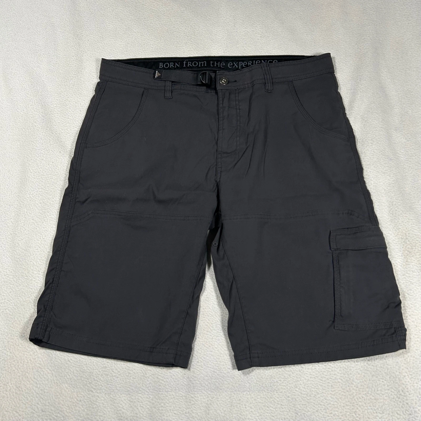 PrAna Zion Cargo Shorts Mens 36 Charcoal Grey Stretch Hiking Outdoor 12L
Opens in a new window or ta