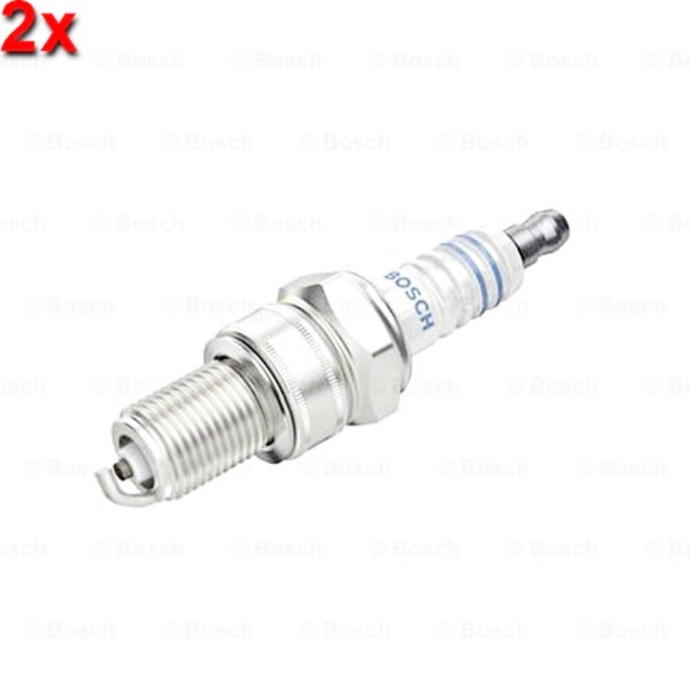 BOSCH 2x Spark Plug For BMW R 65 MOTO GUZZI MC 1000 MOTO-MORINI 77-97 0241240611