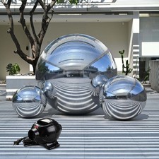 Yescom 3PCS Big Shiny Inflatable Mirror Balls with Electric Air Pump 20"/32"/59"