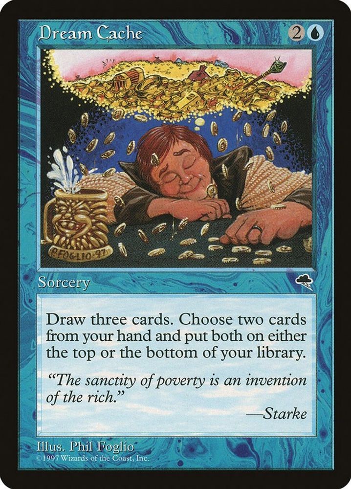 1997 Magic: The Gathering: Tempest - Dream Cache (#59, Common, Near Mint)