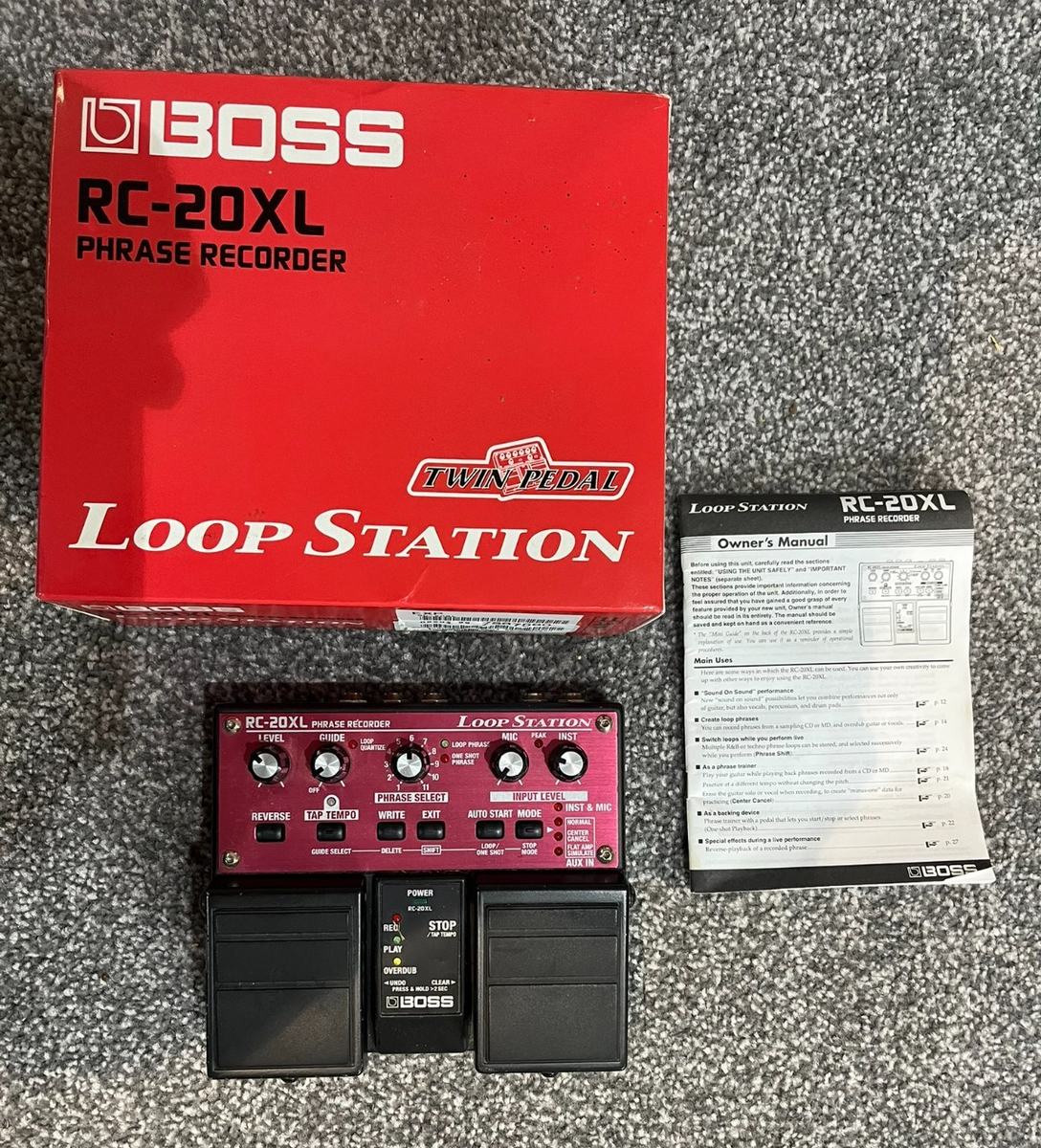 BOSS RC-20XL PHRASE RECORDER Boss RC-20 Loop Station Phrase