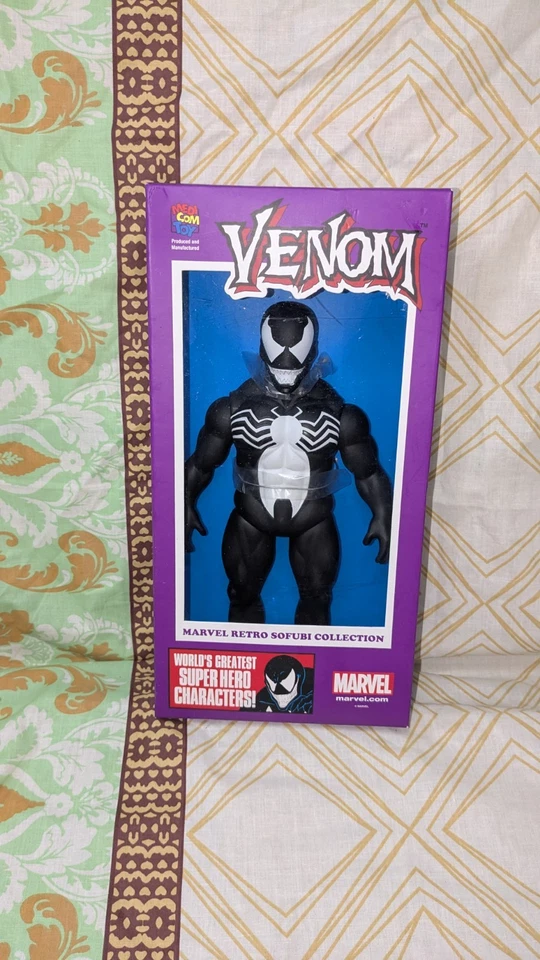MEDICOM TOY Marvel Comics ретро Sofubi коллекции VENOM 10 дюймов виниловая фигурка новый - Изображение 2 из 4