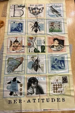 BEE-ATITUDES Tidings Of  Great Joy J. Wecker Frisch 24” Cotton Fabric Panel