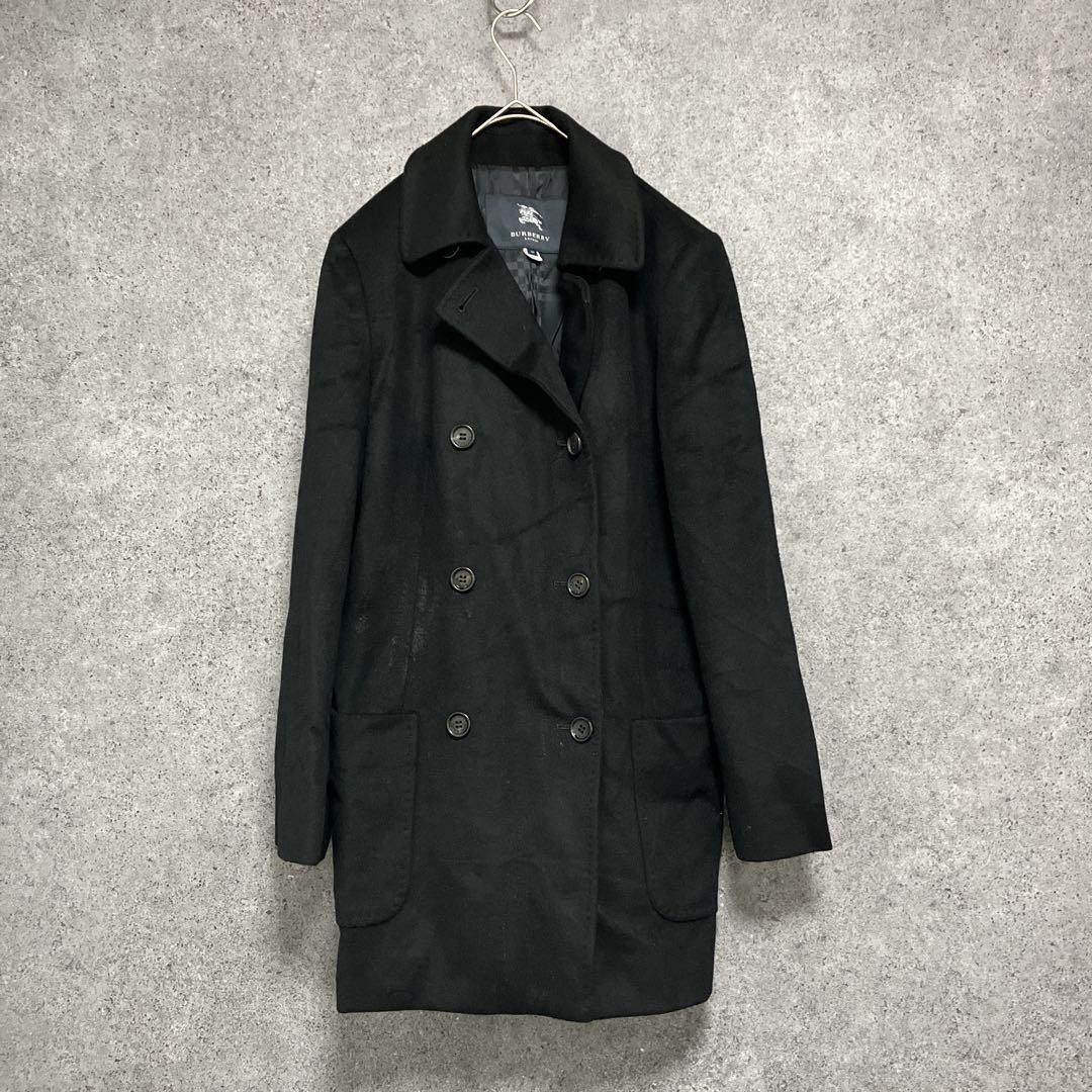 Burberry London Wool Cashmere Coat Sample Size 40 Luxury Warm