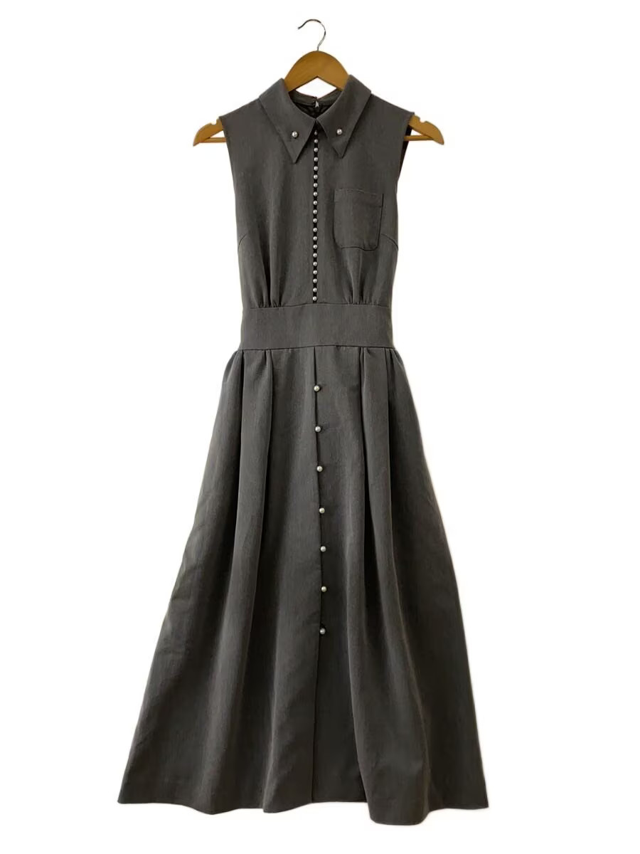 AMERI Sleeveless Dress Polyester GRY 0282540530 - image 1
