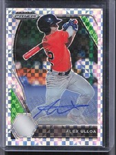 2021 Panini Prizm Draft Picks #PDP117 Alex Ulloa Power Plaid Auto #/17