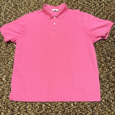 Roundtree & Yorke Gold Label Pink SUPIMA Cotton Sport Polo, Golf Shirt XL