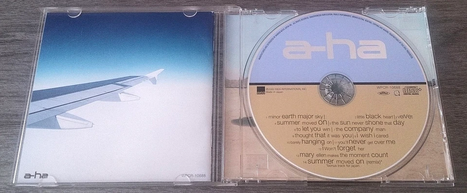 A-HA - MINOR EARTH  MAJOR SKY (2000)  CD  WEA RECORDS  WPCR-10688 (JAPAN) - Bild 4 von 4