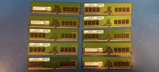 Lot of 10 - Mixed Brands/Models 8GB DDR4 2666V Desktop Memory
