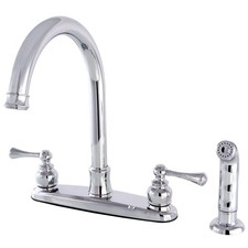 Kingston Brass FB779.BLSP Vintage 1.8 GPM Standard Kitchen Faucet - Chrome