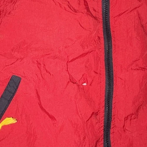 Marlboro Adventure Team Men’s XL Red/Black Hooded Full Zip Windbreaker image 2