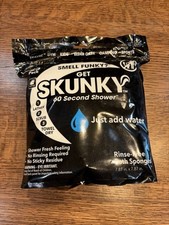 Skunky No Rinse Bathing Wipes, Cleans Without a Shower, Fast Easy, 25 Count