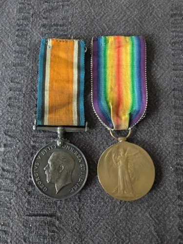 WW1 Pair 22470 Thickett Army Cyclist Corps ACC - P18053 Military Foot Police MFP