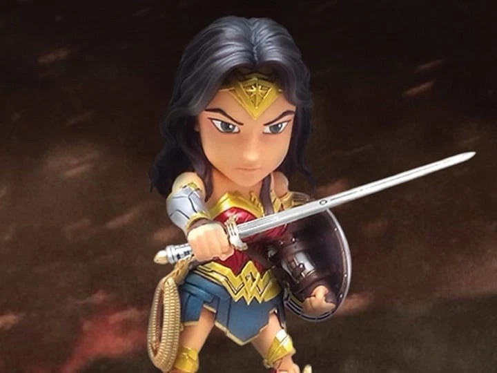 Figura de acción Herocross HMF Wonder Woman DC Batman v Superman híbrida de metal nueva Foto 2 de 4