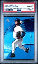 PEDRO MARTINEZ 2002 Fleer E-X #89 Essential Credentials Future /97 PSA 10