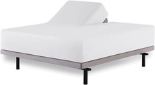 Egyptian Cotton 300 TC Split King Sheets for Sleep Number Bed, White