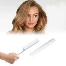 Metal Hair Salon Combs 2 Pcs Stainless Steel Combs for All Hair Types