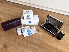 Minolta AF-C Kompaktkamera 35mm – komplettes Set mit Zubehör, Service 2025