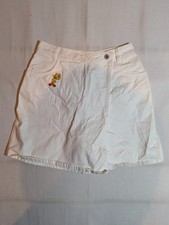 Vintage Warner Bros Skort Women s 6 Tweety 1998 Looney Toons White 100 Cotton