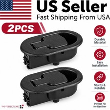 2 PCS Universal Sofa Recliner Pull Handle Replacement Release Lever Black New