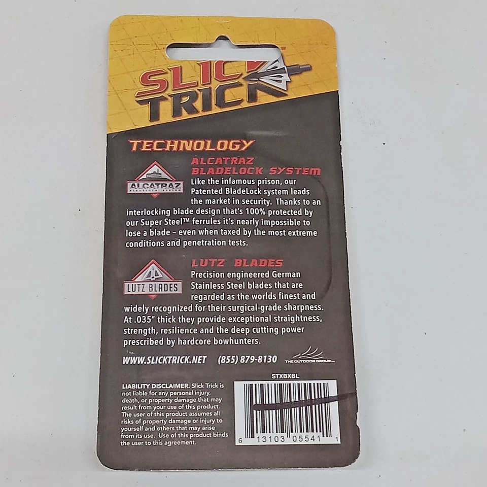 NUEVO PAQUETE DE 4 CUCHILLAS DE REPUESTO HOJAS DE BALLESTA SLICK TRICK DIÁMETRO CORTE 1 1/8" Foto 3 de 3