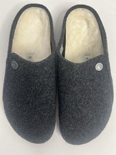 Birkenstock Zermatt Shearling Wool Felt Slippers Slip On Clogs EU 40 US 9