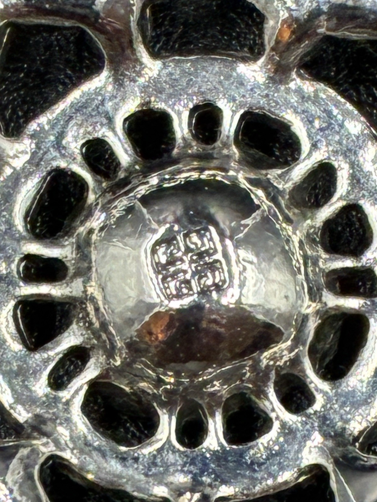 Givenchy Crystal Drop Dangle Crystal Necklace 16.… - image 5