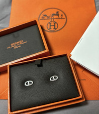 HERMÈS Silver Farandole earrings, very small...