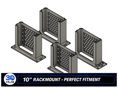 Minisforum MS-01 10-Inch Rack Mount Bracket Server Mini PC Homelab Network